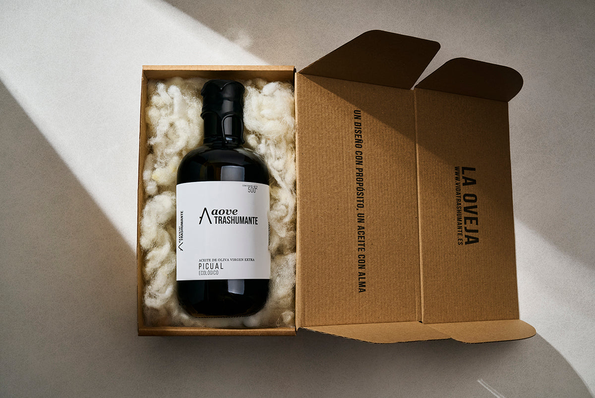 AOVE Trashumante 500ml - recambio de aceite ecológico Picual